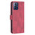 Motorola Moto G Play 2024 Magnetic Buckle Rhombus Texture Leather Phone Case - Red