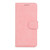 Motorola Moto G Play 2024 Skin Feel Pure Color Flip Leather Phone Case - Pink