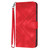 Motorola Moto G Power 5G 2024 Line Pattern Skin Feel Leather Phone Case - Red