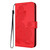 Motorola Moto G Stylus 5G 2024 Datura Flower Embossed Flip Leather Phone Case - Red