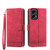 Motorola Moto G Stylus 5G 2024 Dierfeng Dream Line TPU + PU Leather Phone Case - Red