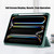 iPad Pro 11 2024 Acrylic 3-Fold Smart Leather Tablet Case - Deep Green
