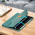 iPad Pro 11 2024 Acrylic 3-Fold Smart Leather Tablet Case - Deep Green