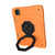 iPad Pro 11 2024 Spider Turntable Handle Stress Relief Tablet Case - Orange Black