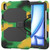 iPad Air 11 2024 Colorful Silicone Heavy Duty Hybrid PC Tablet Case - Camouflage