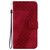 Motorola Edge 2024 Seven-shaped Embossed Leather Phone Case - Red