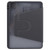 iPad Air 13 2024 GEBEI Acrylic TPU 3-folding Rotating Smart Tablet Leather Case withh Pen Slot - Black