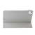 iPad Air 13 2024 Three-fold Holder Flip Tablet Leather Case - Grey