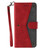 Google Pixel 9 / 9 Pro Nail Skin Feel Stitching Calf Texture Leather Phone Case - Red