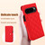 Google Pixel 9 Crossbody Multifunction Rhombic Leather Phone Case - Red