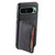 Google Pixel 9 Denior D13 Retro Texture Leather MagSafe Card Bag Phone Case - Black