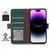 Google Pixel 9 Genuine Leather Magnetic RFID Leather Phone Case - Green