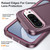 Google Pixel 9 Life Waterproof Rugged PC + Silicone Phone Case - Purple + Pink