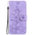 Google Pixel 9 Lily Embossed Leather Phone Case - Purple