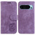 Google Pixel 9 Little Tiger Embossed Leather Phone Case - Purple Google Pixel 9 Little Tiger Embossed Leather Phone Case - Purple