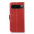 Google Pixel 9 Pro Crazy Horse Top Layer Cowhide Leather Phone Case - Red