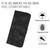 Google Pixel 9 Pro Line Pattern Skin Feel Leather Phone Case - Black Google Pixel 9 Pro Line Pattern Skin Feel Leather Phone Case - Black