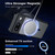 Google Pixel 9 Pro MagSafe Ultra-thin Translucent PC+TPU Phone Case - Black