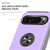 Google Pixel 9 Pro PC Hybrid TPU Magnetic Ring Holder Phone Case - Purple Google Pixel 9 Pro PC Hybrid TPU Magnetic Ring Holder Phone Case - Purple