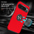 Google Pixel 9 Pro PC Hybrid TPU Magnetic Ring Holder Phone Case - Red