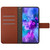 Google Pixel 9 Pro Rhombic Grid Texture Leather Phone Case - Brown