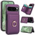 Google Pixel 9 RFID Anti-theft Card Ring Holder Phone Case - Dark Purple