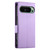 Google Pixel 9 Side Buckle Magnetic Frosted Leather Phone Case - Purple Google Pixel 9 Side Buckle Magnetic Frosted Leather Phone Case - Purple