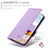 Google Pixel 9 Side Buckle Magnetic Frosted Leather Phone Case - Purple Google Pixel 9 Side Buckle Magnetic Frosted Leather Phone Case - Purple