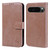 Google Pixel 9 Skin Feeling Oil Leather Texture PU + TPU Phone Case - Champagne