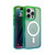 CLICK Clear Ombre MagSafe Series iPhone 16 Pro Case - Green Blue