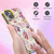 MyBat Pro TUFF Kleer Hybrid Case for Apple iPhone 14 Plus - Electroplated Roses Marble / Electroplating Gold