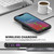 MyBat Pro Beyonder Series Case with Tempered Glass with Kickstand for Apple iPhone 14 Plus - Blackish Green