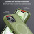MyBat Pro Antimicrobial Maverick Series w/ MagSafe Case with Holster and Tempered Glass for Apple iPhone 15 Plus - Army Green / Black