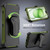 MyBat Pro Antimicrobial Maverick Series w/ MagSafe Case with Holster and Tempered Glass for Apple iPhone 15 Plus - Army Green / Black