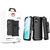 MyBat Pro Antimicrobial Maverick Series w/ MagSafe Case with Holster and Tempered Glass for Apple iPhone 16 - Black / Black
