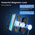 MyBat Pro Antimicrobial Maverick Series w/ MagSafe Case with Holster and Tempered Glass for Apple iPhone 16 - Black / Black