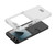 SYB Sturdy Gummy Cover for Samsung Galaxy Z Flip6 - Highly Transparent Clear / Transparent Clear