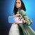 MyBat Pro Radiant Series ombre gradient Gummy Case for Apple iPhone 13 Pro - Rose to Dark Blue Gradient