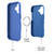 MyBat Pro Fuse Series w/ MagSafe Case for Apple iPhone 16 - Blue