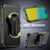 MyBat Pro Antimicrobial Maverick Series w/ MagSafe Case with Holster and Tempered Glass for Apple iPhone 16 Pro - Army Green / Black