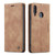 Galaxy A20s CaseMe-013 Multifunctional Horizontal Flip Leather Case with Card Slot & Holder & Wallet - Brown