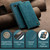 Google Pixel 6a CaseMe 013 Multifunctional Horizontal Flip Leather Phone Case - Blue