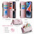 iPhone 14 CaseMe C36 Card Slots Zipper Wallet RFID Anti-theft Leather Phone Case - Pink iPhone 14 CaseMe C36 Card Slots Zipper Wallet RFID Anti-theft Leather Phone Case - Pink