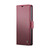 Samsung Galaxy A05s CaseMe 023 Butterfly Buckle Litchi Texture RFID Anti-theft Leather Phone Case - Wine Red