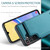 Samsung Galaxy A15 CaseMe C22 Litchi Texture RFID Anti-theft Leather Phone Case - Green