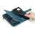 Samsung Galaxy A22 5G CaseMe-C30 Multifunctional Horizontal Flip PU + TPU Phone Case - Blue