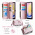 Samsung Galaxy A25 CaseMe C36 Card Slots Zipper Wallet RFID Anti-theft Leather Phone Case - Pink