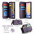 Samsung Galaxy A25 CaseMe C36 Card Slots Zipper Wallet RFID Anti-theft Leather Phone Case - Purple