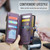 Samsung Galaxy A25 CaseMe C36 Card Slots Zipper Wallet RFID Anti-theft Leather Phone Case - Purple