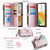 Samsung Galaxy A33 5G CaseMe C36 Card Slots Zipper Wallet RFID Anti-theft Leather Phone Case - Pink